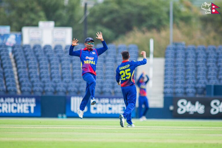 नेपालले नेदरल्याण्ड्सलाई १६ रनले पराजित
